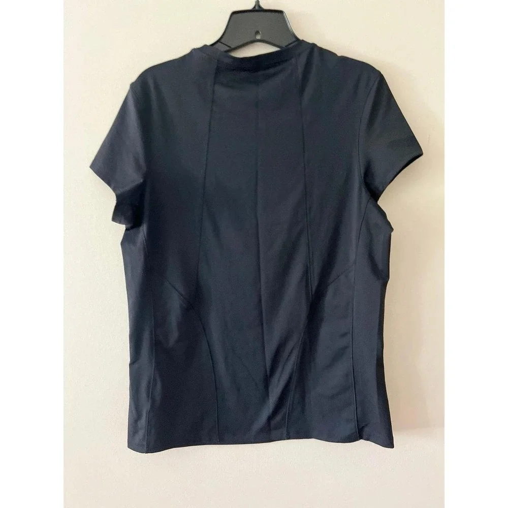ALO Yoga Cool Fit Athletic Top Black Large